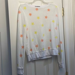 Wild fox, star sweater, preppy vsco, trendy, sweater, tween, teen